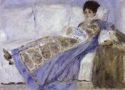 Pierre-Auguste Renoir Madame Monet Reading oil painting